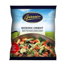 Köögiviljasegu „Wokmix Orient“, külmutatud,  400g/20tk, Bauer (-18C)
